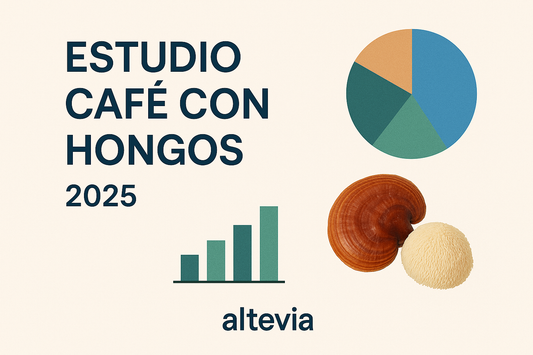Efectos reales del café con hongos: estudio con consumidores de Altevia en 2025