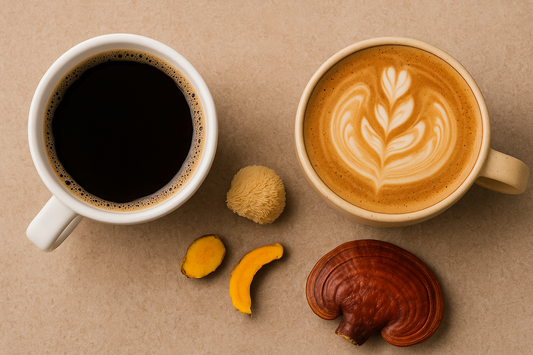 Café tradicional vs café con hongos: diferencias y beneficios